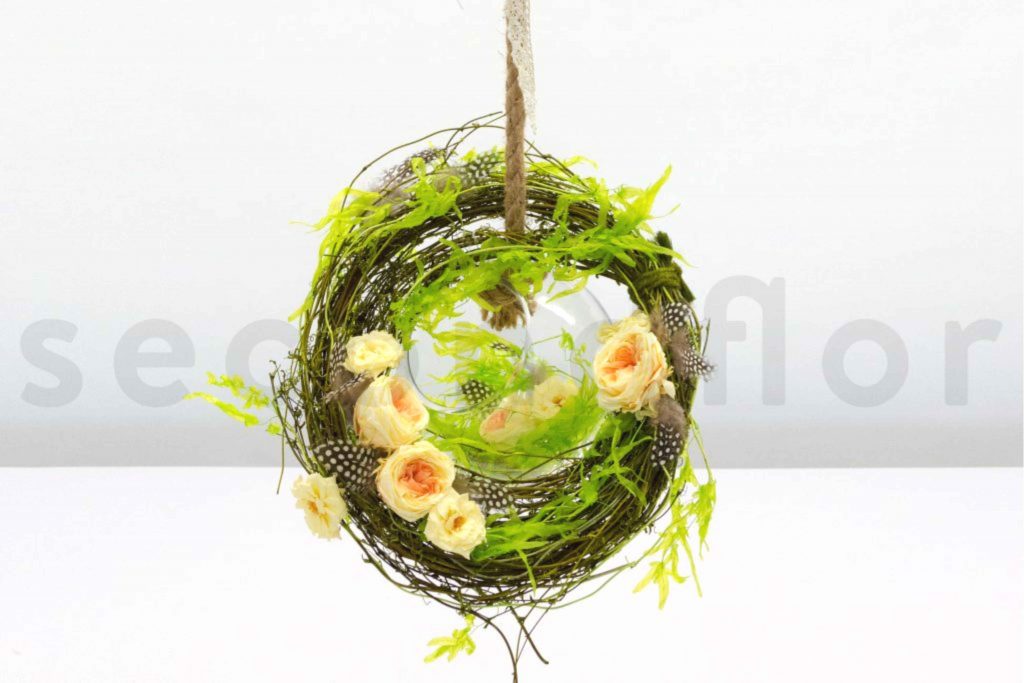 art-floral-nid-printanier-roses-peche