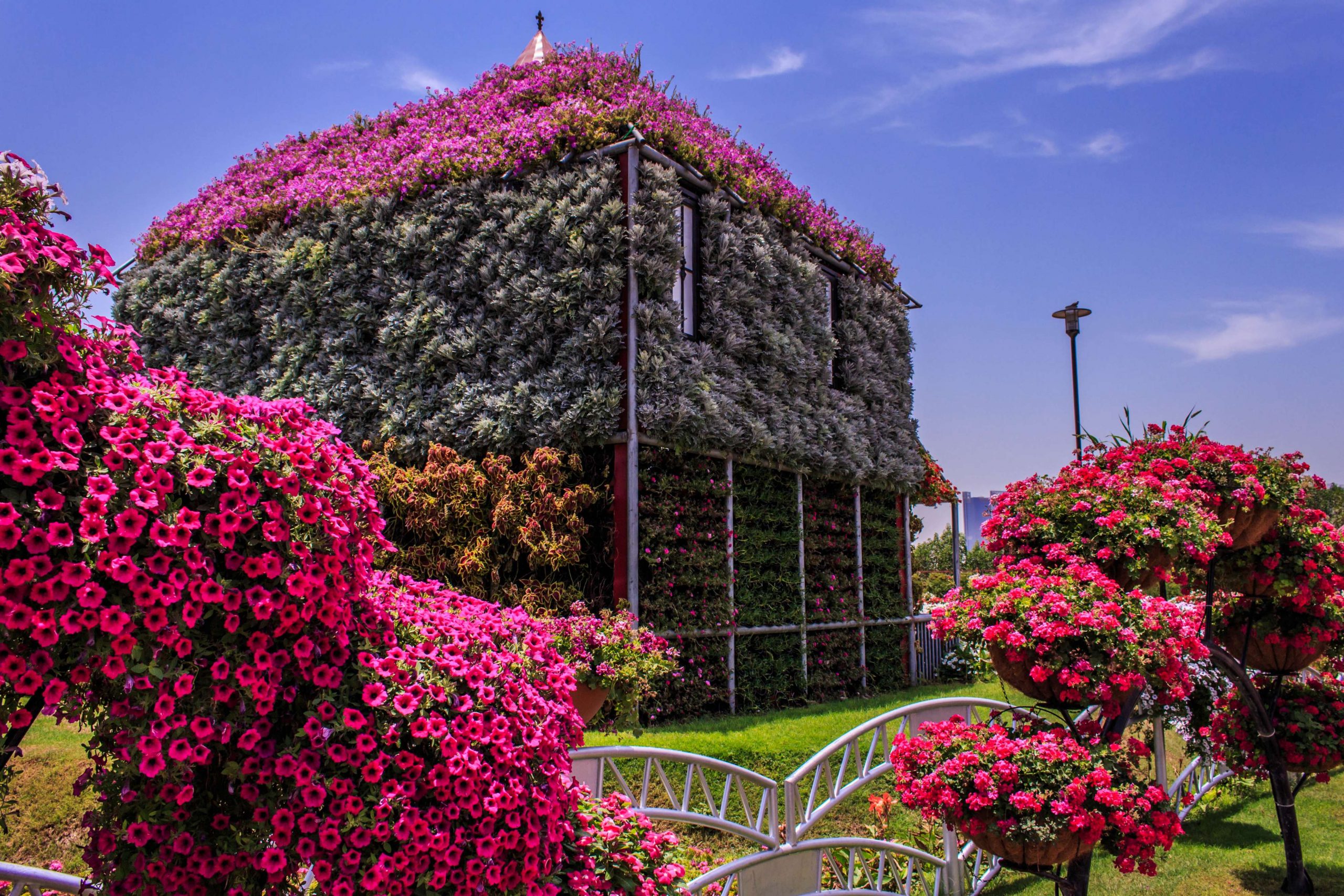 flowers house in the miracle garden of Dubai